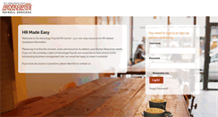 Desktop Screenshot of liadvantage.myhrsupportcenter.com