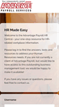 Mobile Screenshot of liadvantage.myhrsupportcenter.com