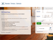Tablet Screenshot of premiernow.myhrsupportcenter.com