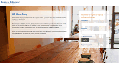 Desktop Screenshot of employerondemand.myhrsupportcenter.com