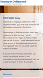 Mobile Screenshot of employerondemand.myhrsupportcenter.com